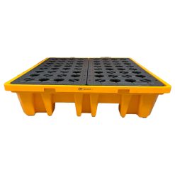 Alternative view of SABER Spill Pallet 4 Drums SSP-04